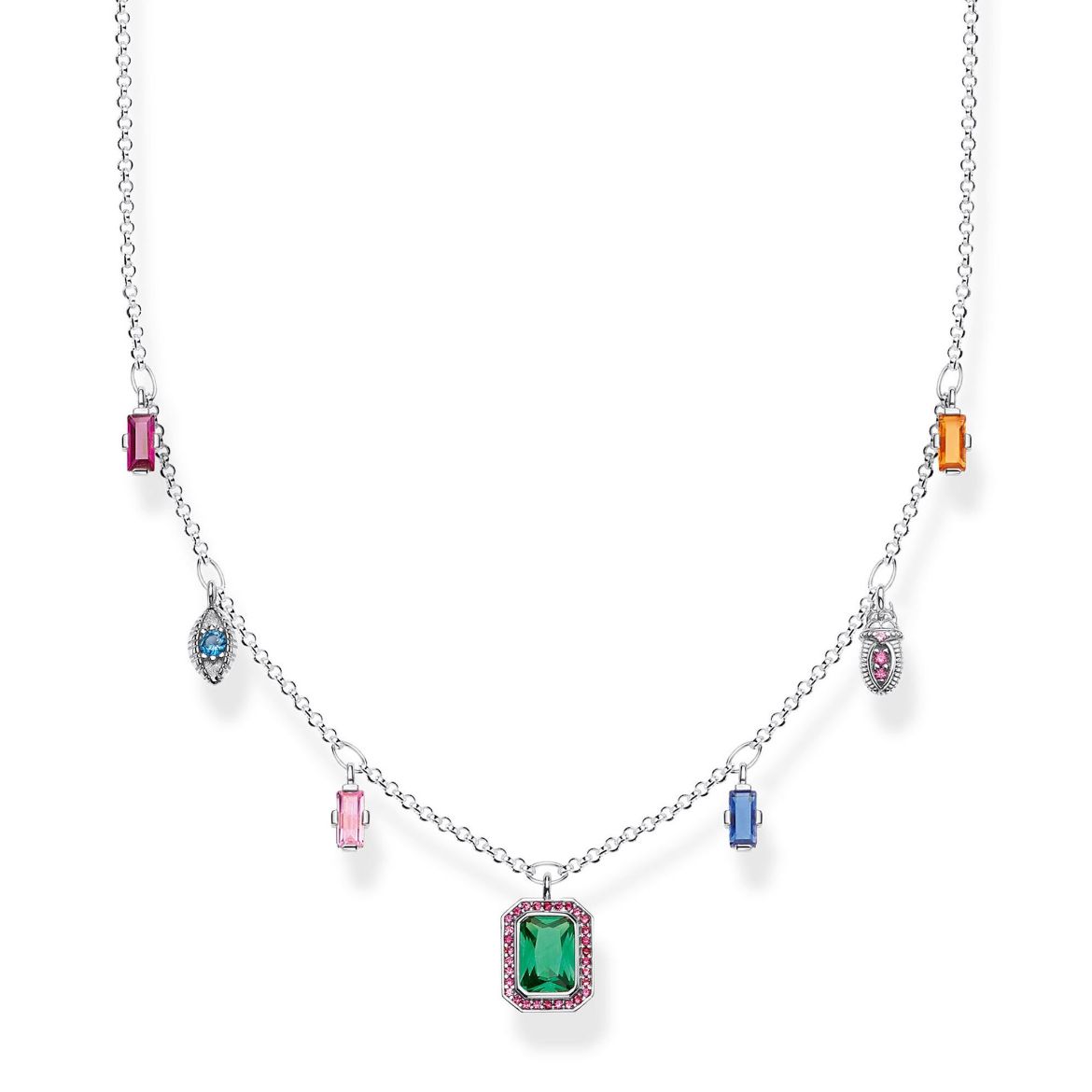 Picture of Colourful Lucky Symbols Necklace