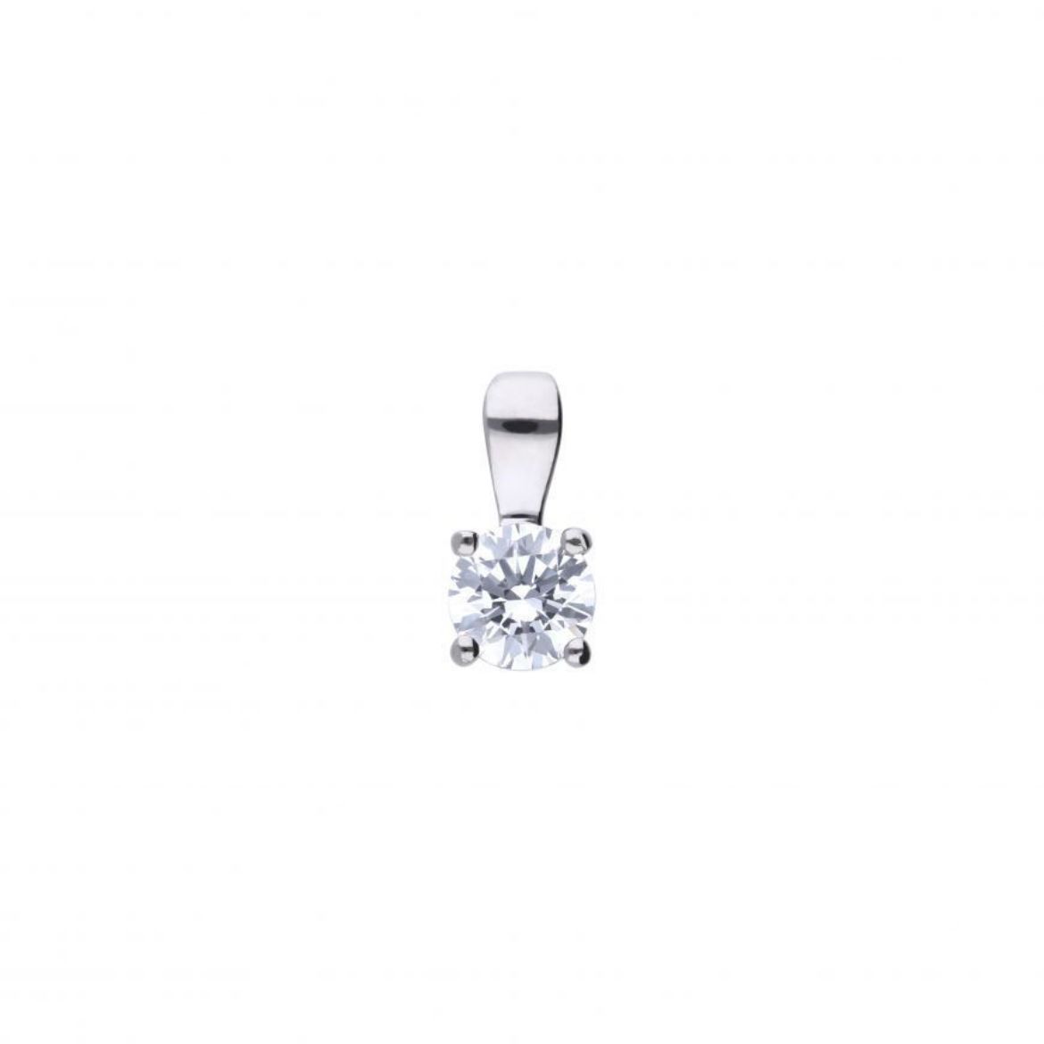 Picture of 0.50ct Four Claw Solitaire Necklace