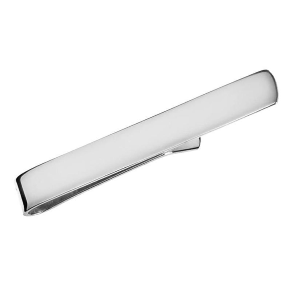 Picture of Solid Silver Small Plain Tie Slide