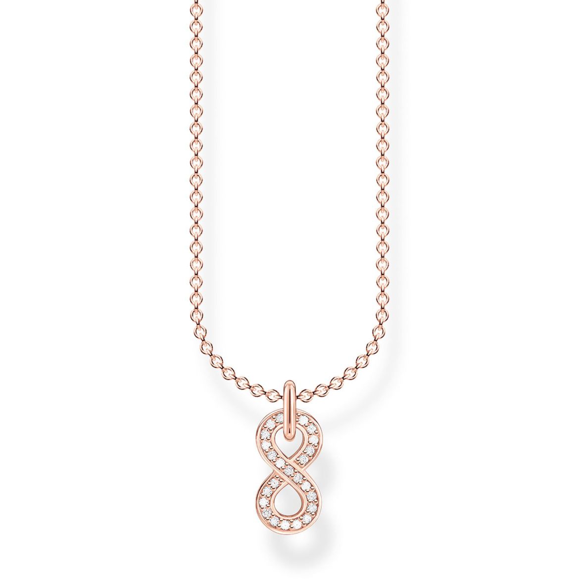Picture of Infinity Necklace in Rose Gold