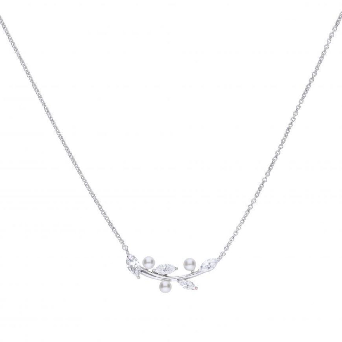 Picture of Pearl And Marquise Diamonfire Zirconia Necklace