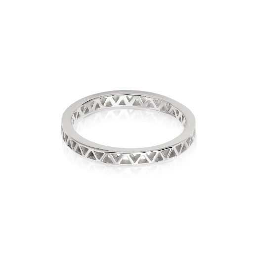 Picture of Artisan Stamped Stacking Ring Sterling Silver