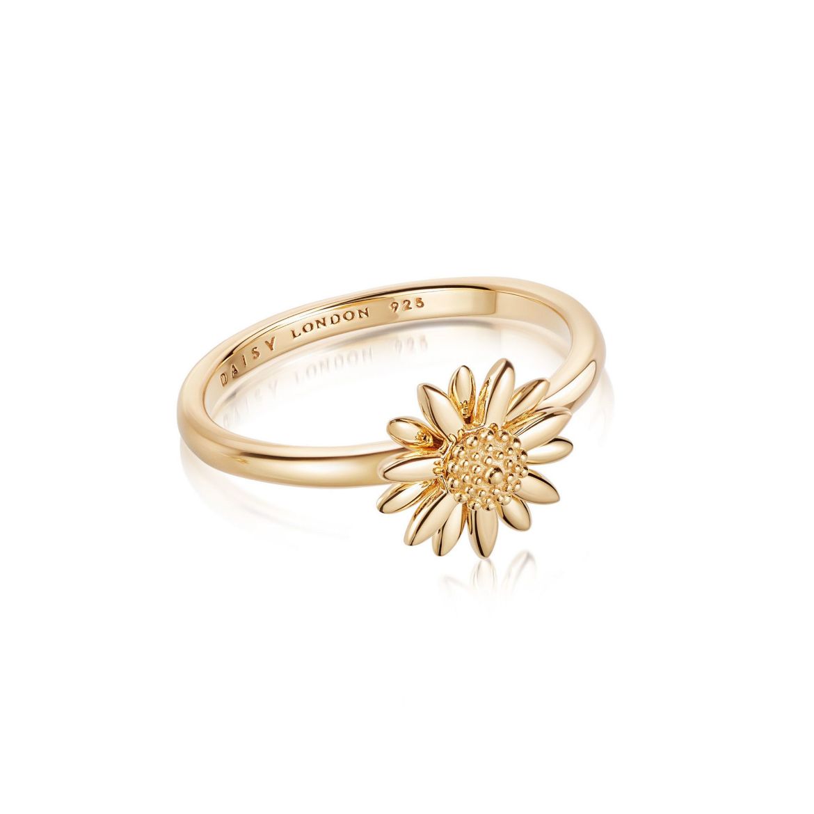 Picture of English Daisy Ring 18ct Gold Plate