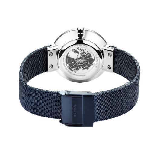 Picture of Solar Blue Watch with Mesh Strap