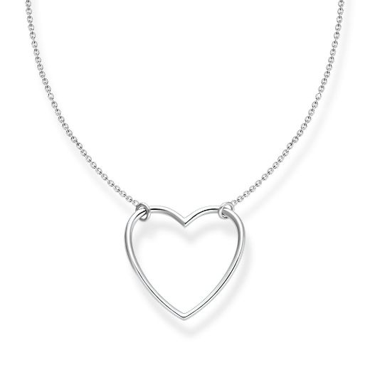 Picture of Silver Open Heart Necklace