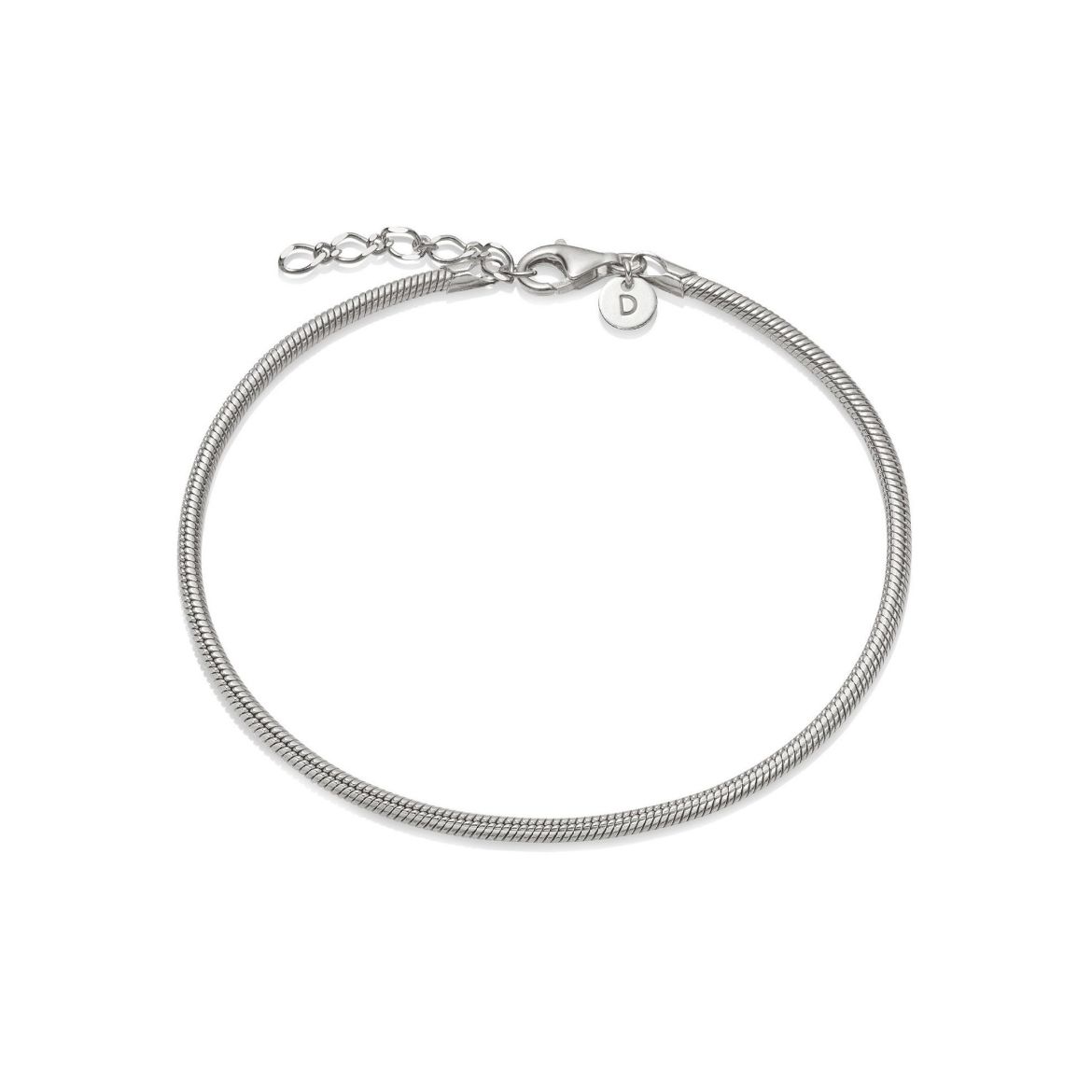 Picture of Chain Round Snake Bracelet Sterling Silver