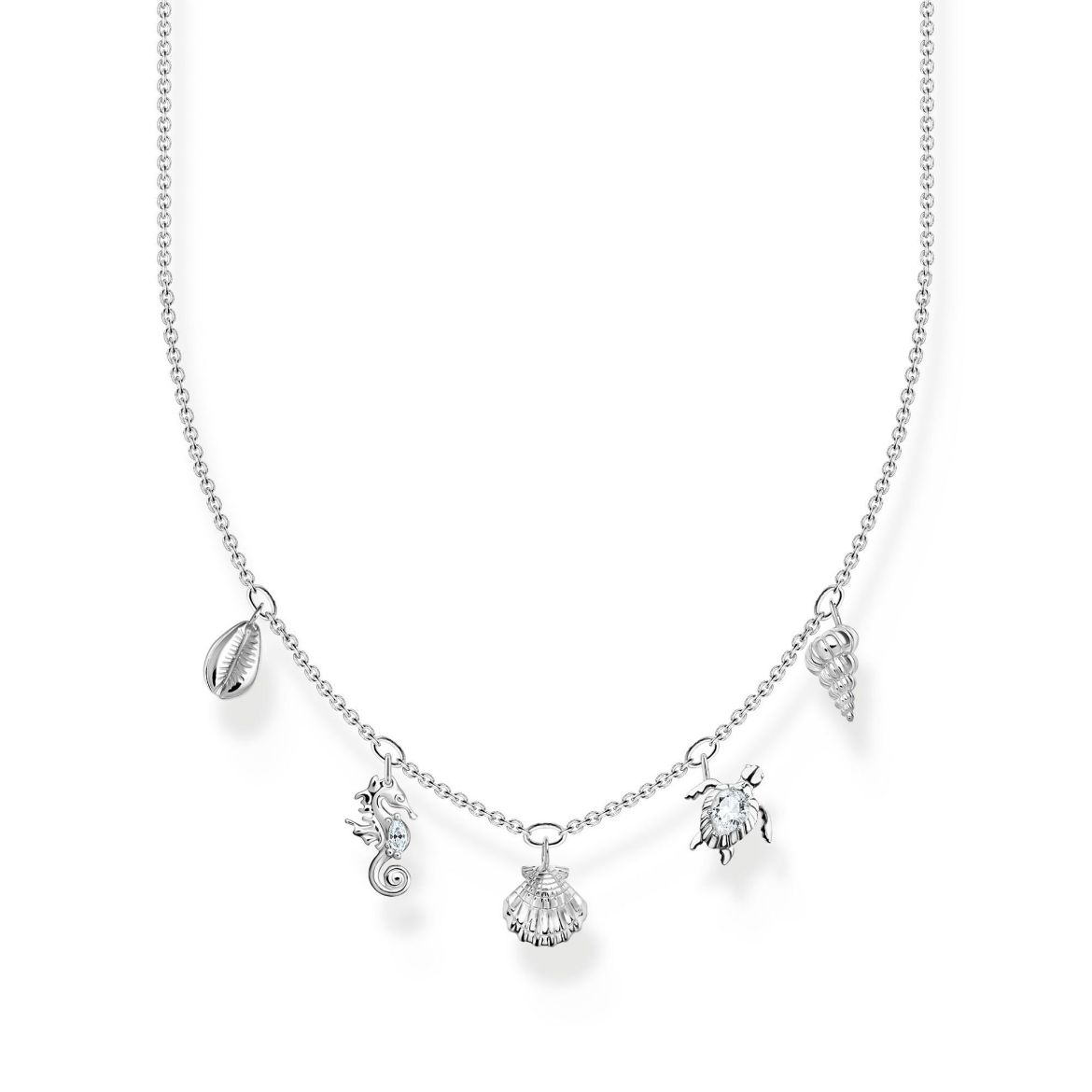 Picture of Sea Life Necklace In Silver