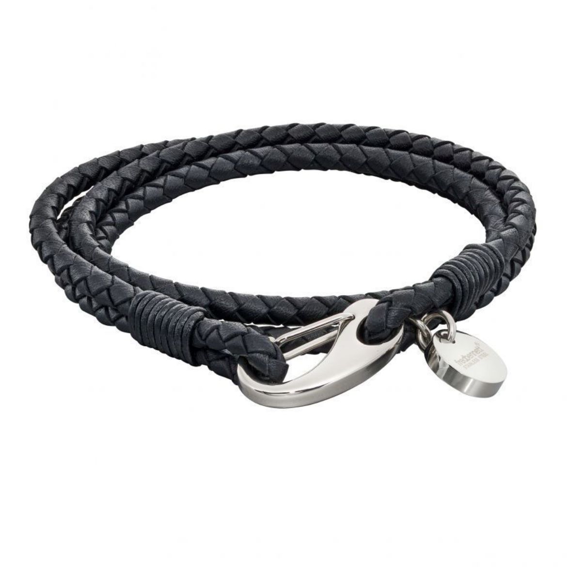 Picture of Woven Black Leather Bracelet