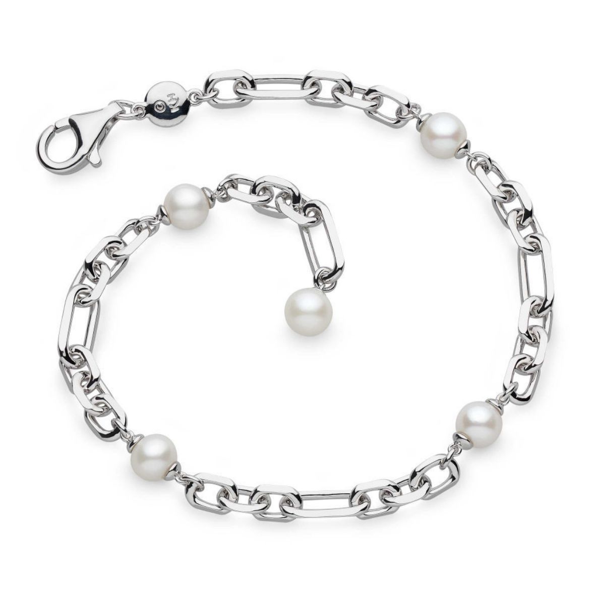 Picture of Revival Astoria Figaro Pearl Chain Link Bracelet