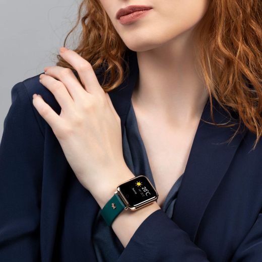 Picture of Teal Leather Strap Series 06 Radley Smart Watch