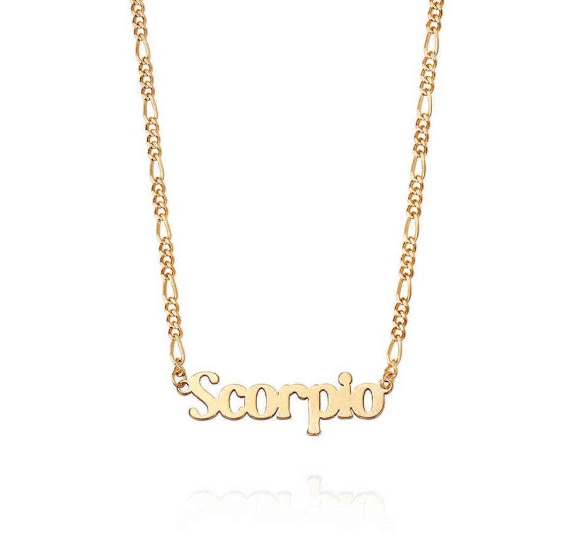 Picture of Zodiac Scorpio Necklace in 18ct Gold Plate