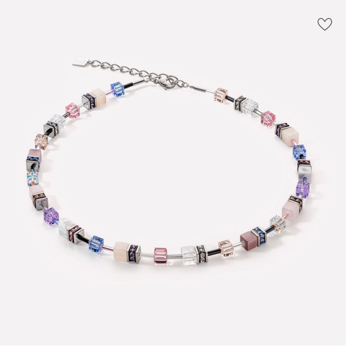 Picture of GeoCUBE® Iconic Precious Necklace Lilac-Blue