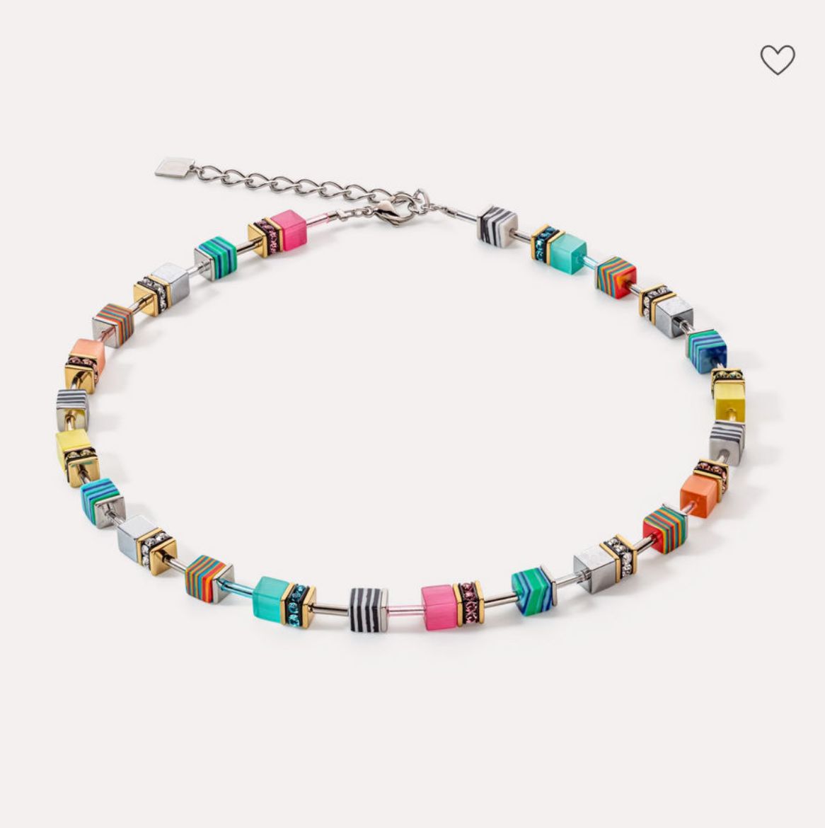 Picture of Geocube Candy Multicoloured Necklace