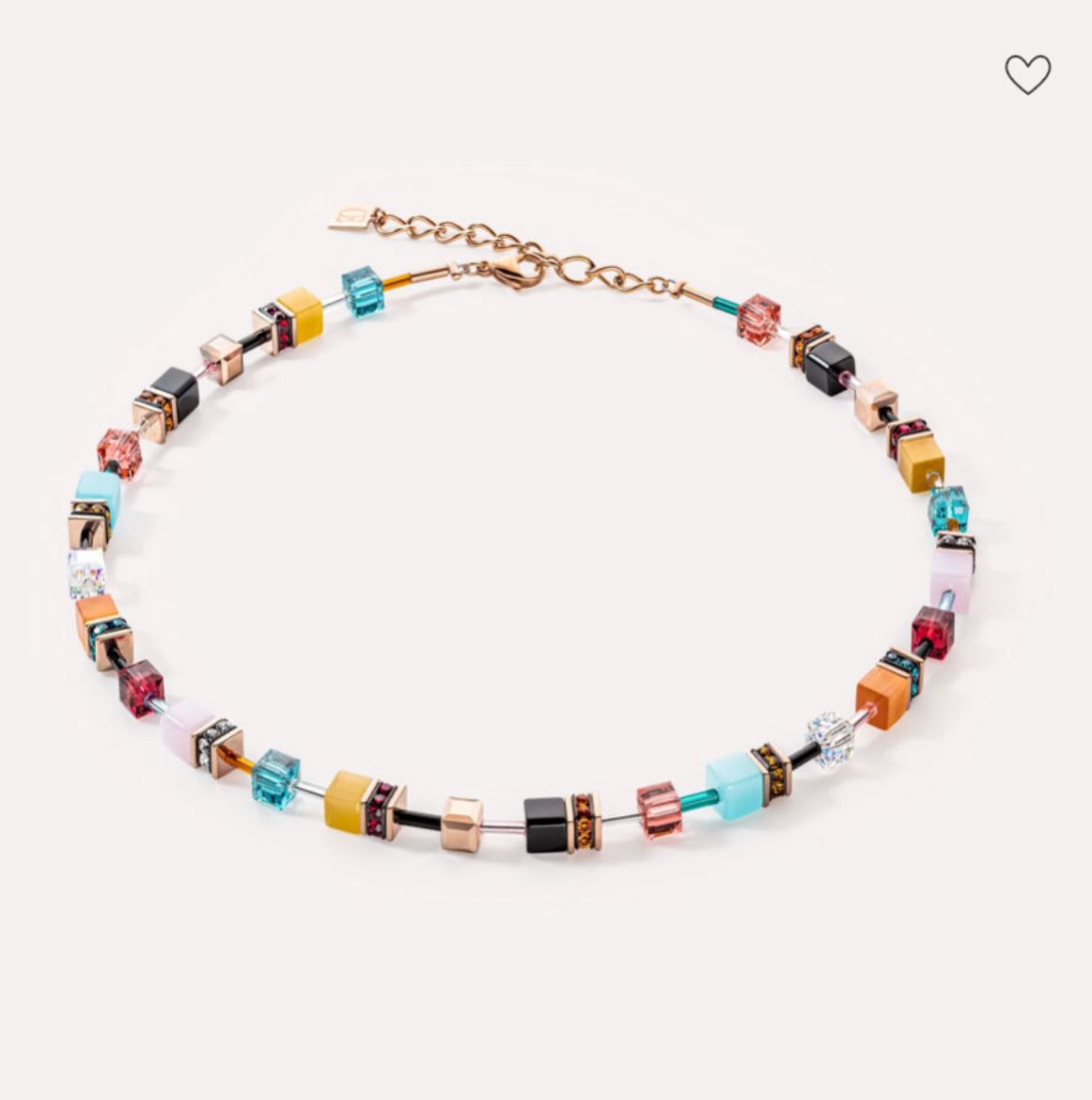 Picture of GeoCUBE® Iconic Multicolour Expressive Necklace