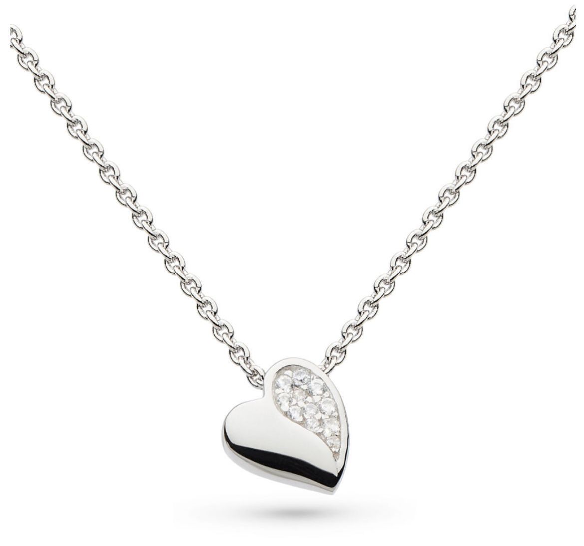 Picture of Miniature Sweet Heart Sparkle Pavé Necklace