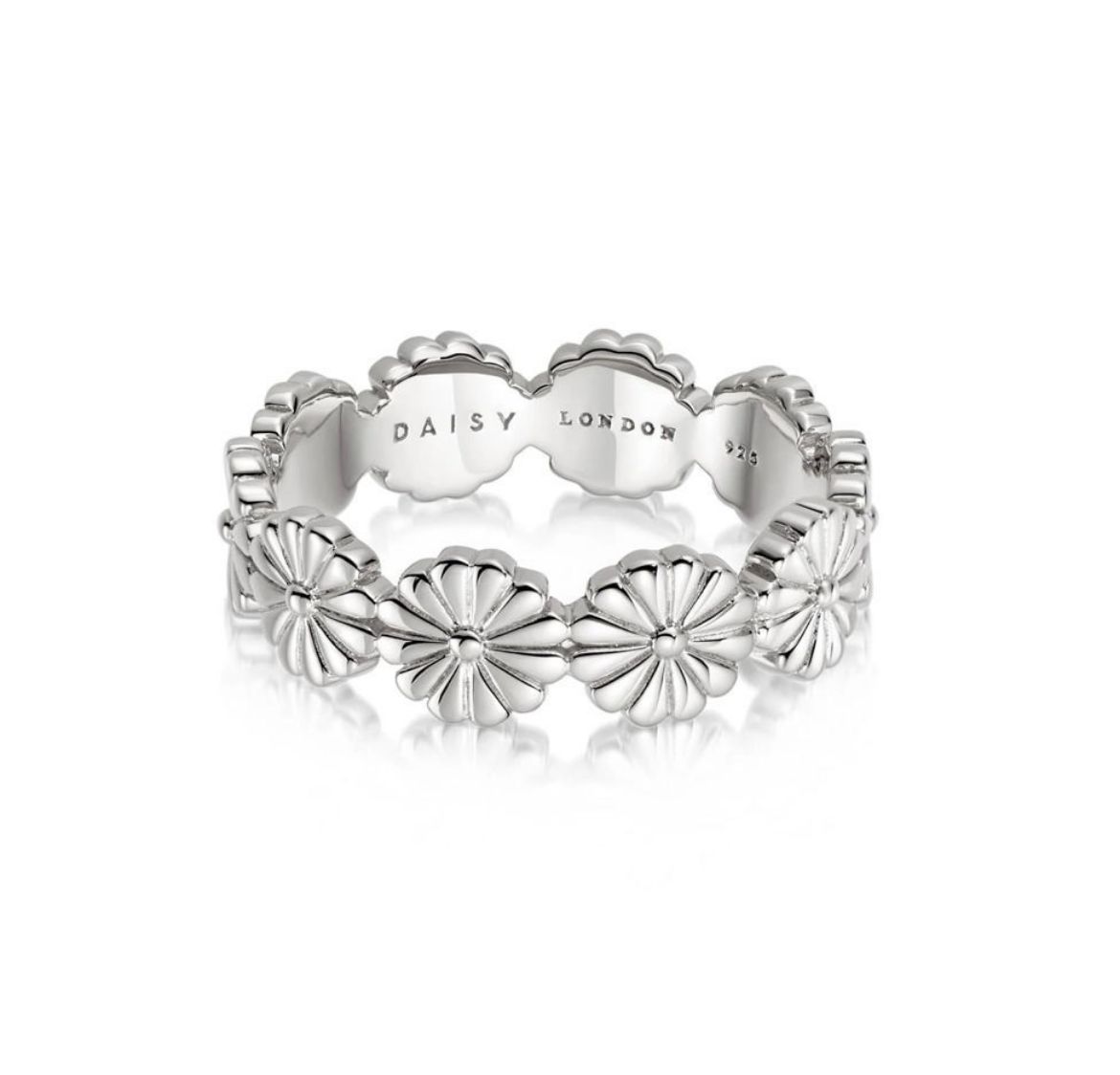 Picture of Daisy Bloom Crown Band Ring Sterling Silver