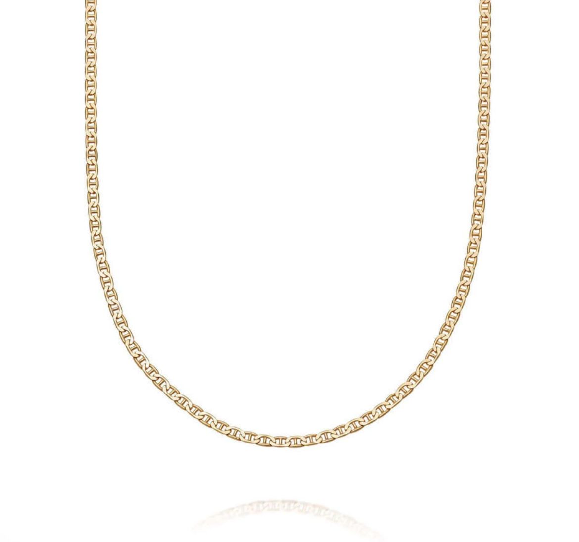 Picture of Chain Infinity Necklace 18ct Gold Plate