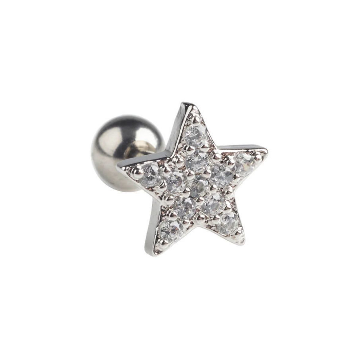 Picture of Celestial Star Barbell Stud Silver