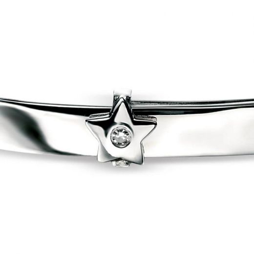 Picture of Star Expanding Bangle with Diamond