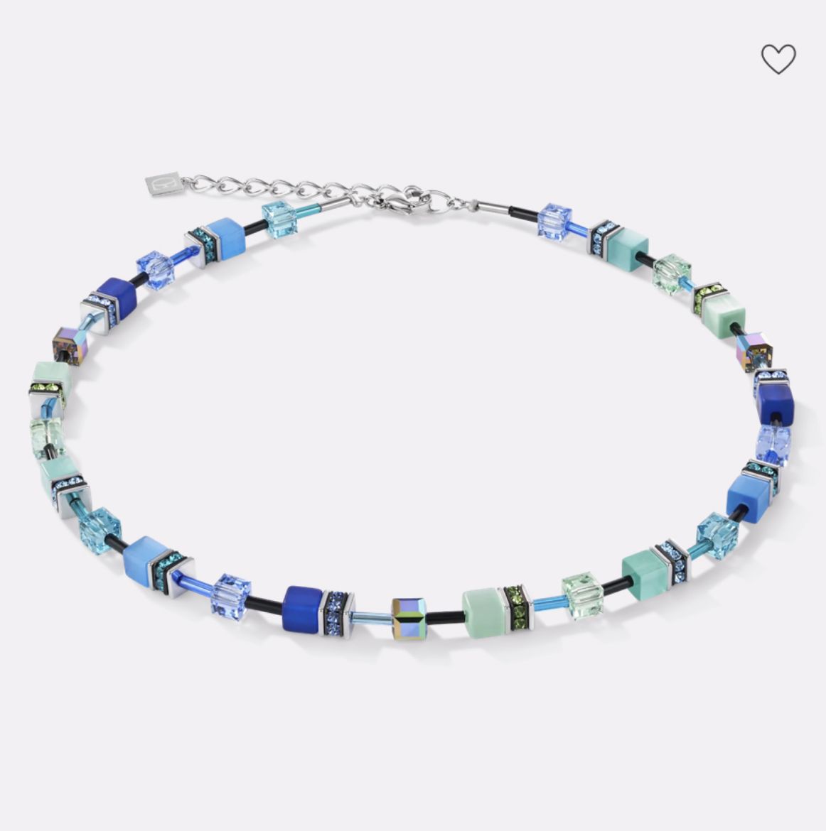 Picture of GeoCUBE® Necklace blue-green