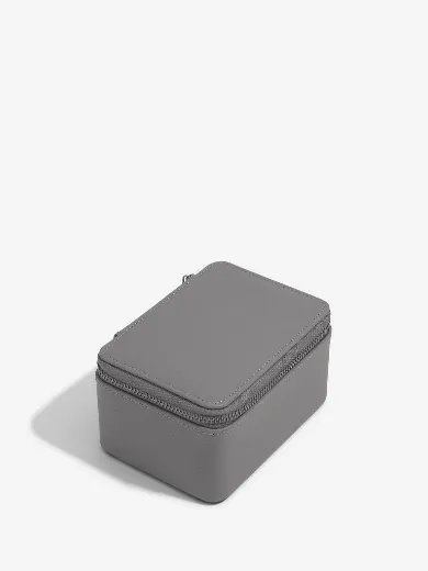Picture of Slate Grey Zipped Travel Double Watch Box