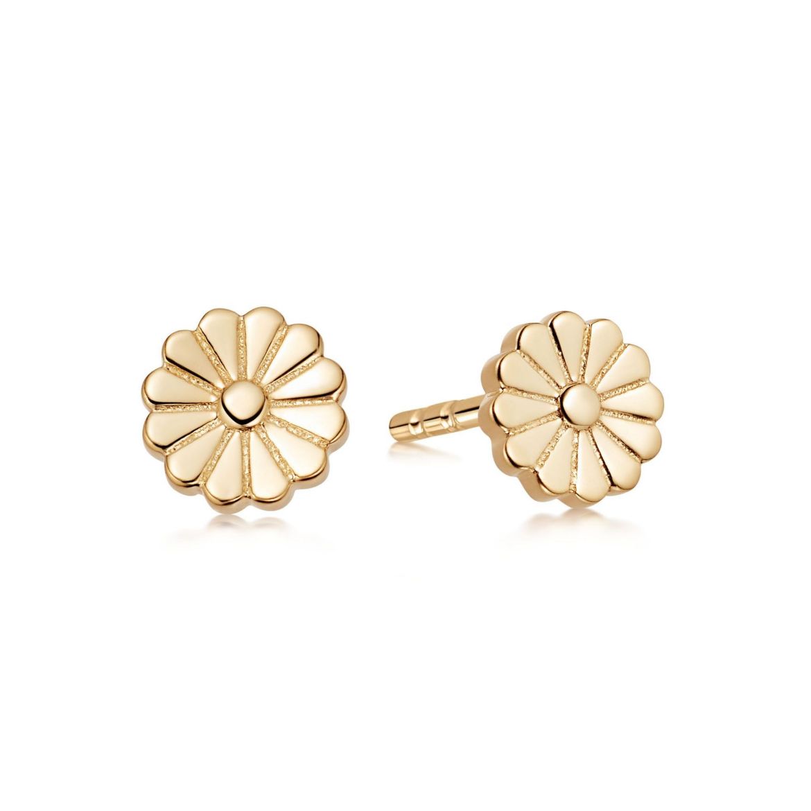 Picture of Daisy Bloom Stud Earrings 18ct Gold Plate 