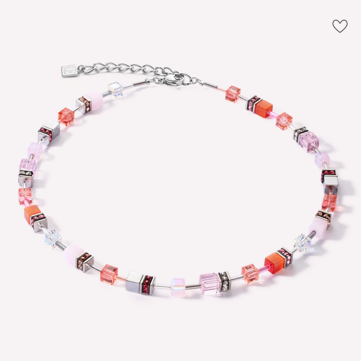 Picture of GeoCUBE® Iconic Joyful Colours Necklace Red