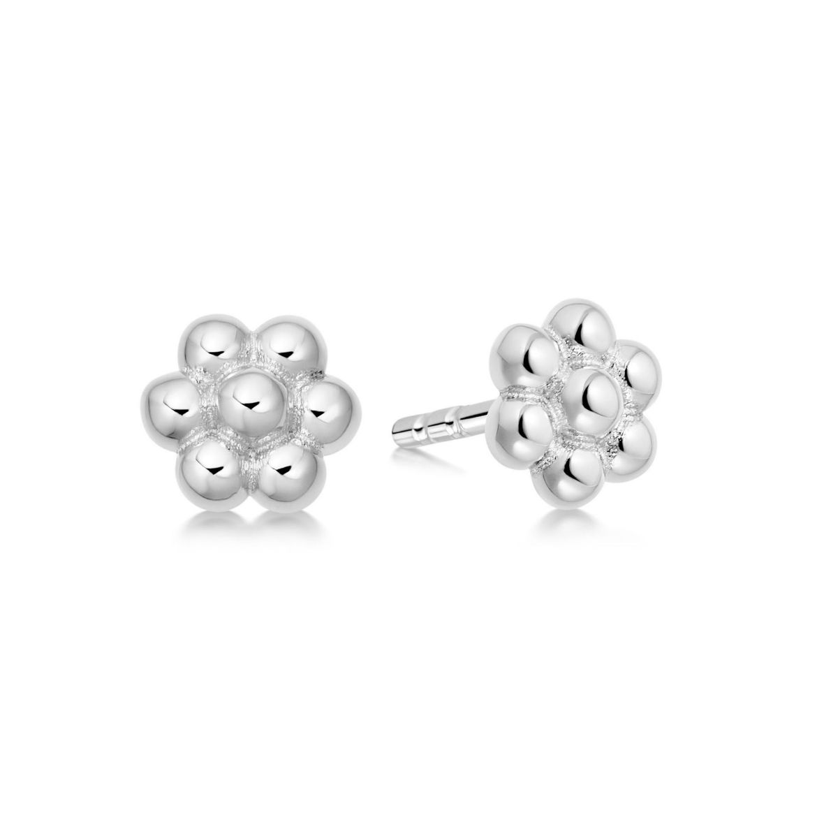 Picture of Daisy Ball Stud Earring in Silver 