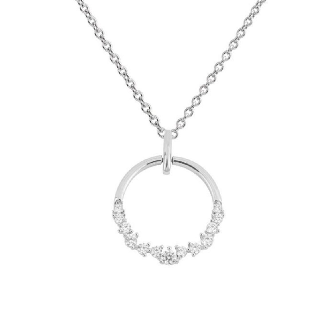 Picture of Open Circle Scatter Necklace