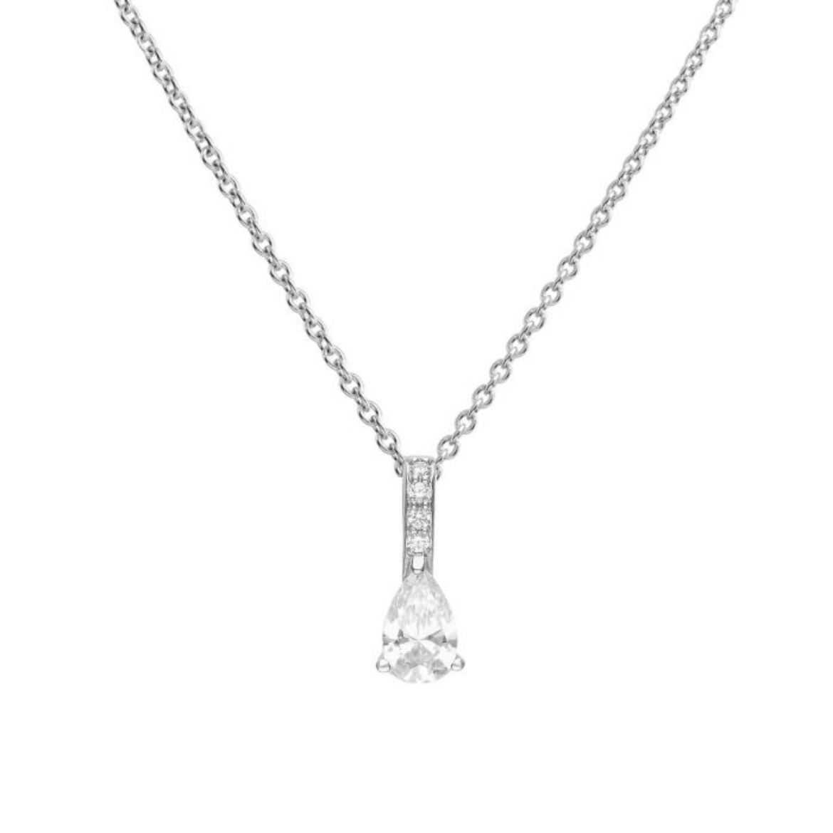 Picture of Diamonfire Teardrop Shaped Pendant and Pave Bale