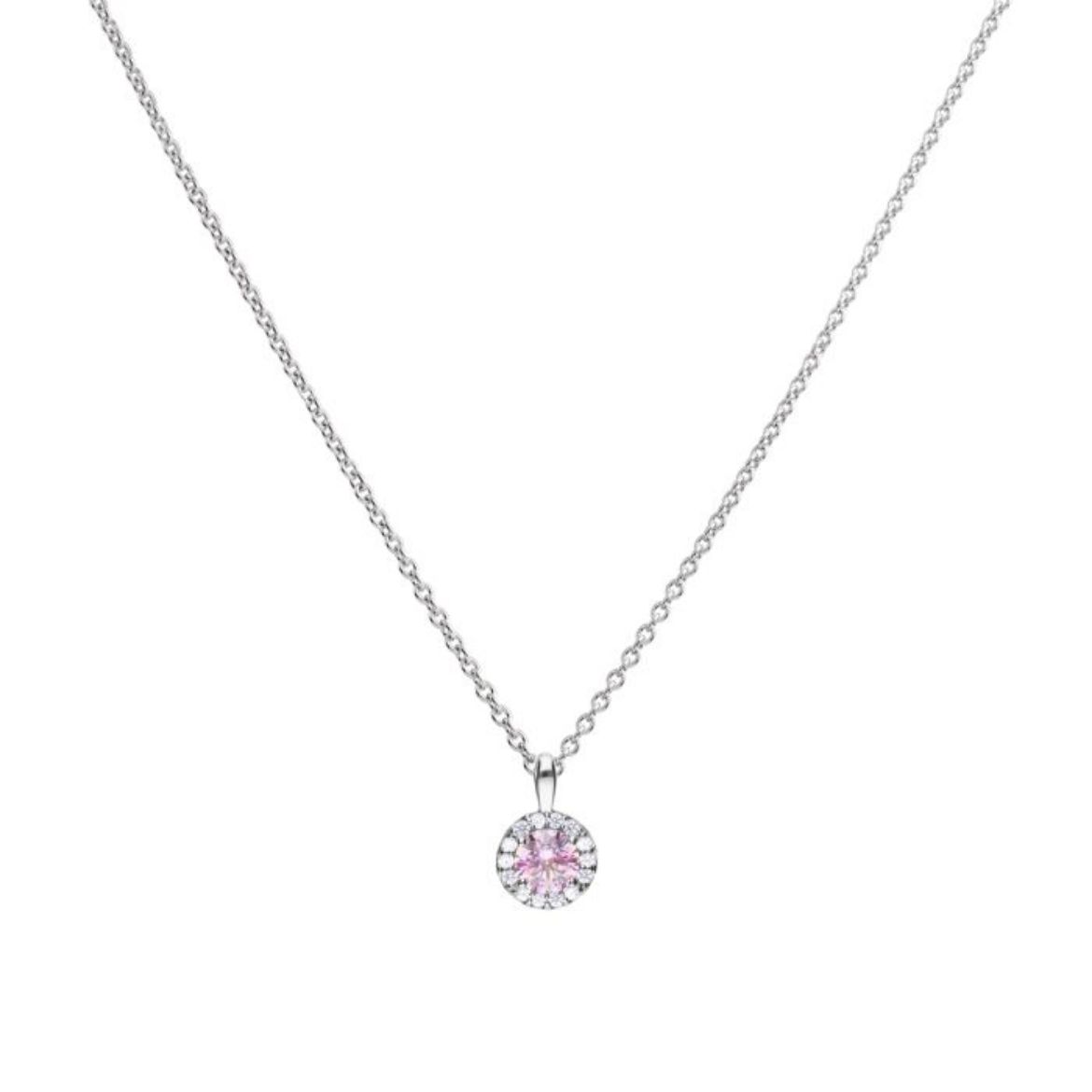 Picture of Pastel Pink Pave Set Pendant