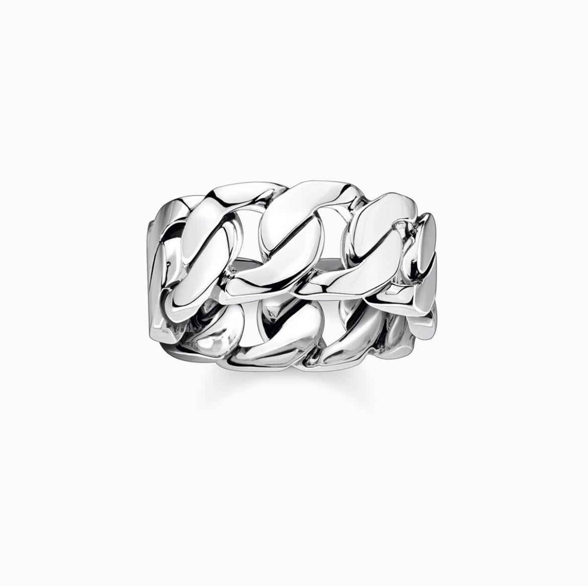 Picture of Curb Chain Style Silver Ring