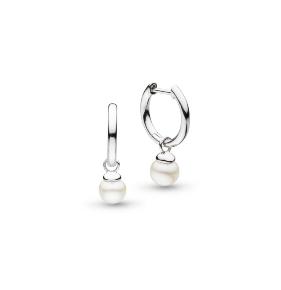 Picture of Coast Tumble Pearl Mini Hoop Earrings