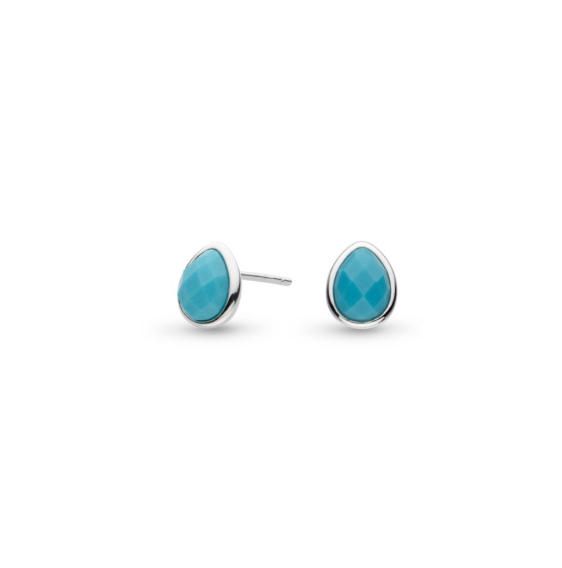 Picture of Coast Pebble Azure Gemstone Stud Earrings