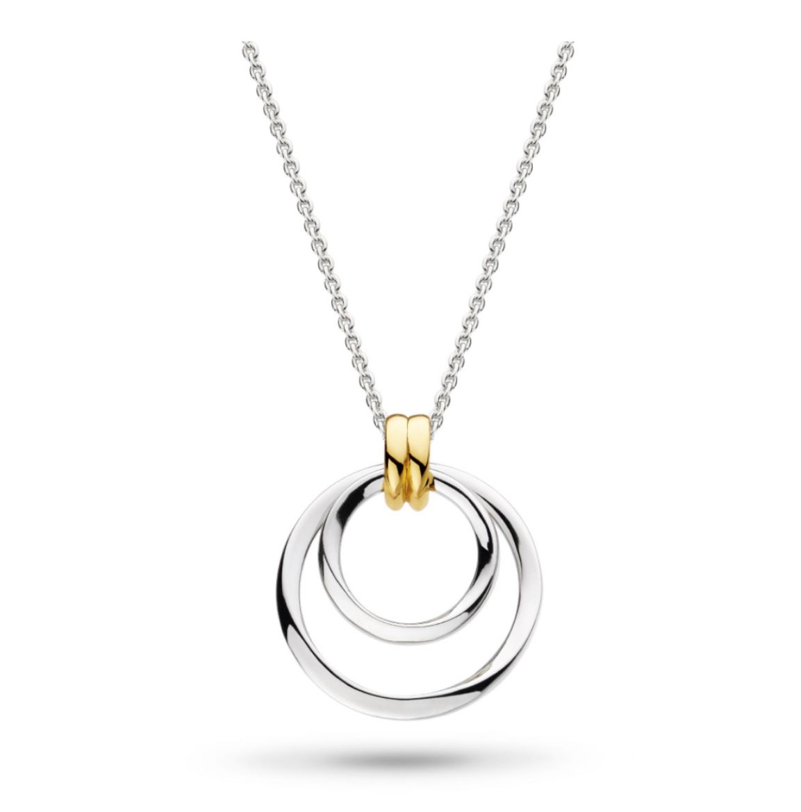 Picture of Bevel Unity Golden Duo Necklace