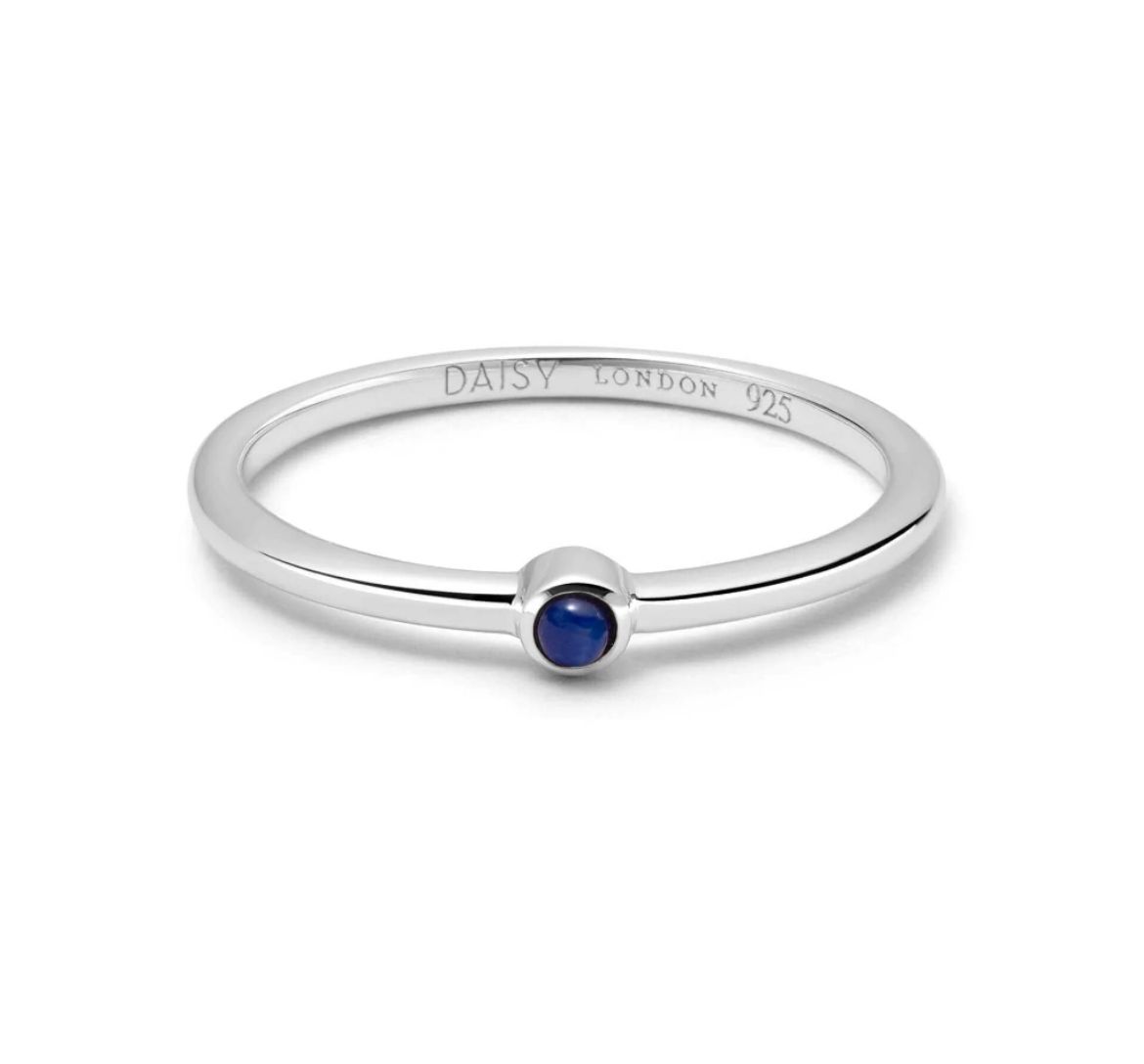 Picture of Healing Stone Ring Sterling Silver - Lapis