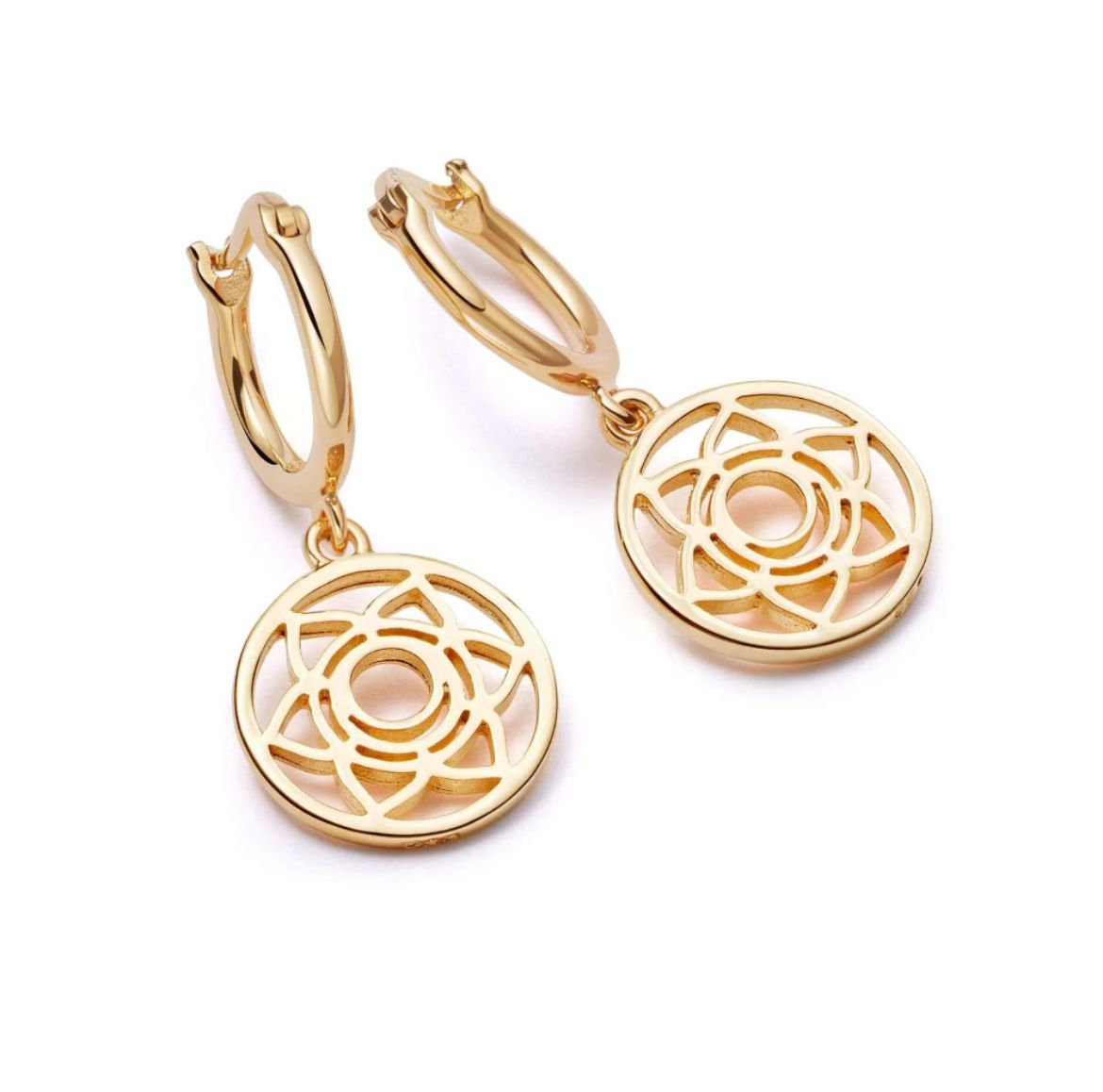 Picture of Chakra Sacral Earrings 18ct Yellow Gold 