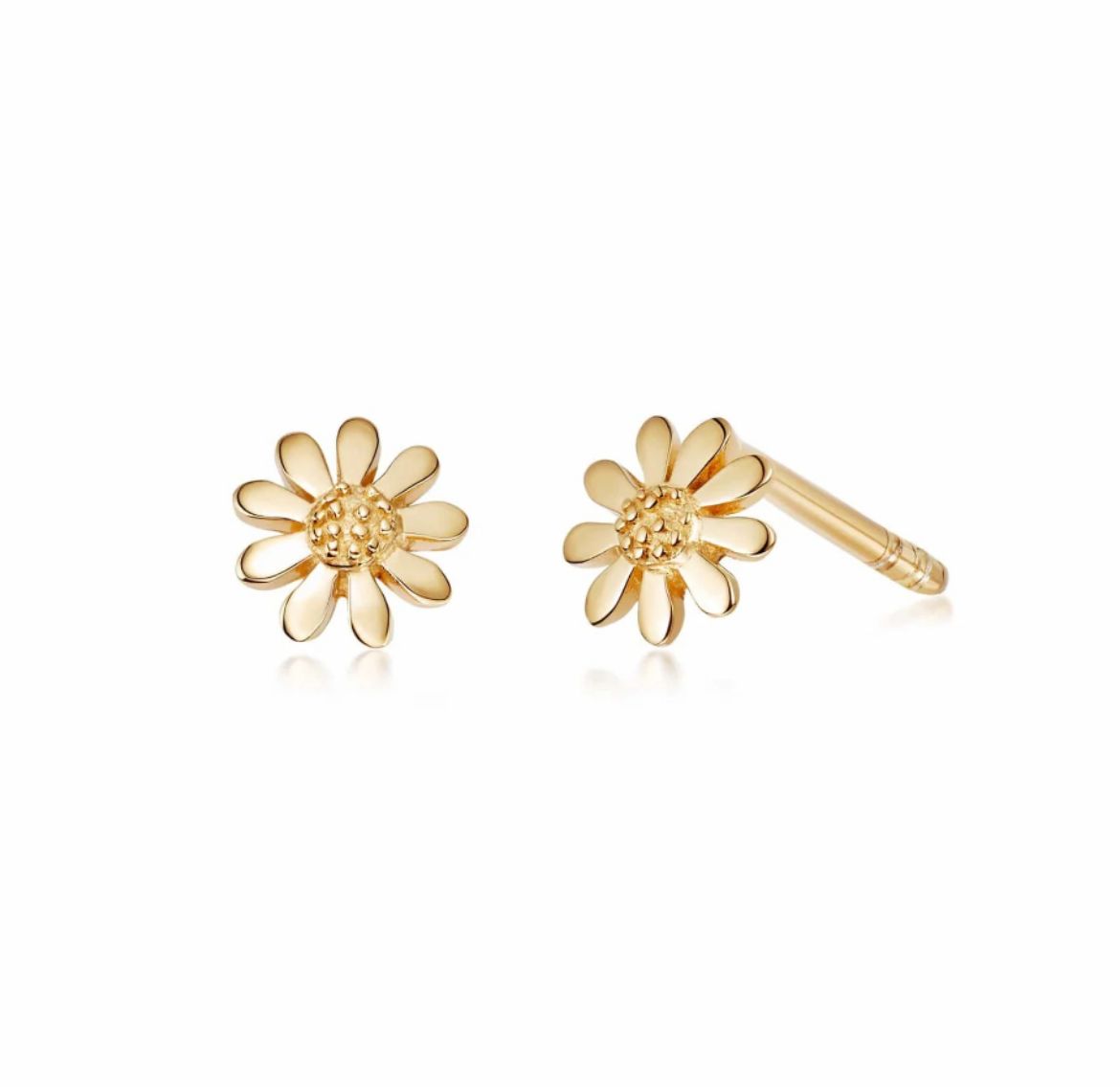 Picture of Marguerite Daisy 18ct Gold Plated Studs