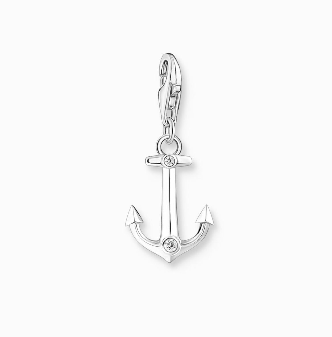 Picture of Anchor Charm with Cubic Zirconia