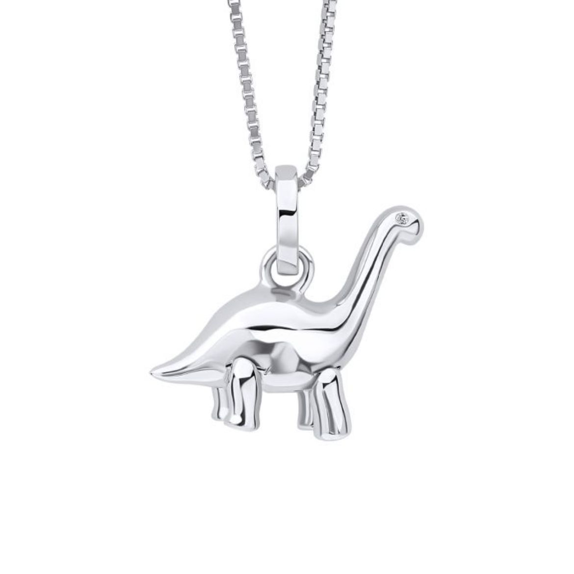 Picture of Brontosaurus Dinosaur Pendant with Diamond