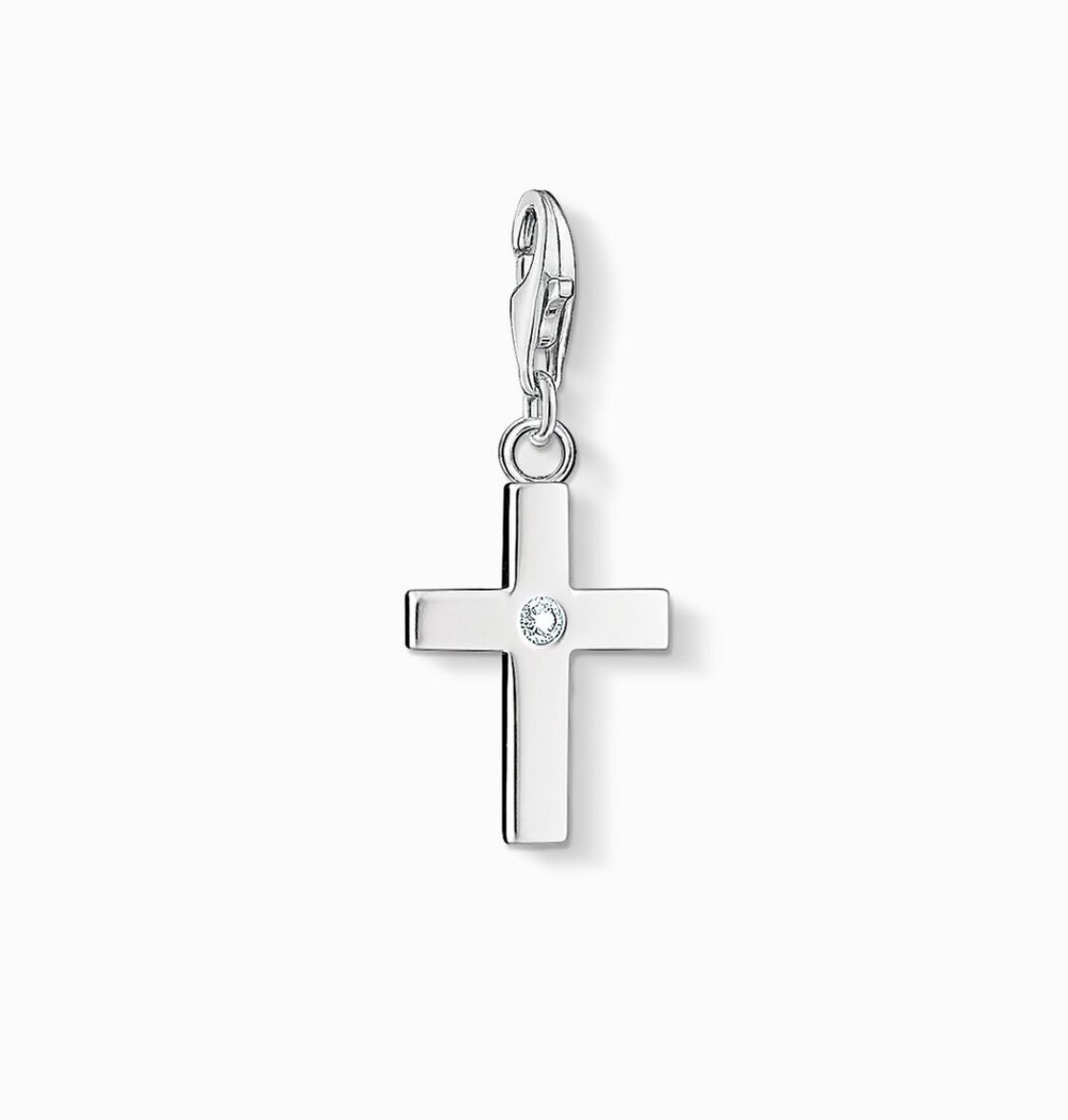 Picture of Cross Charm with Cubic Zirconia