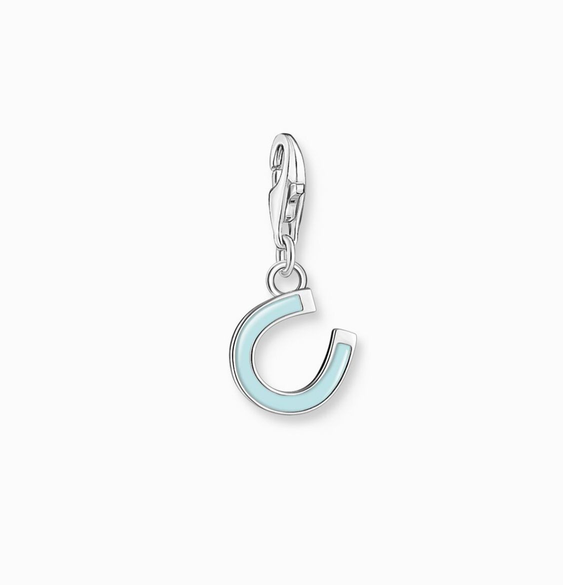 Picture of Mint Green Horseshoe Charm