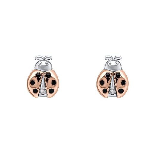 Picture of Ladybird Stud Earrings with Diamond