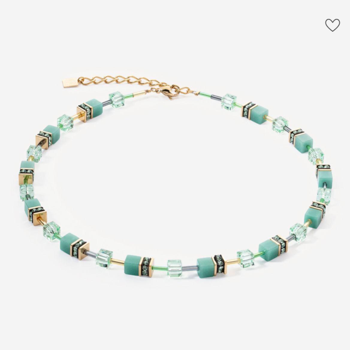 Picture of Iconic Mono Gold Necklace Green