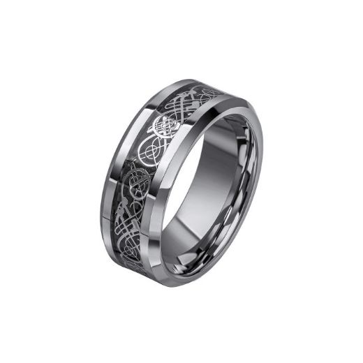 Picture of Filigree Tungsten Ring