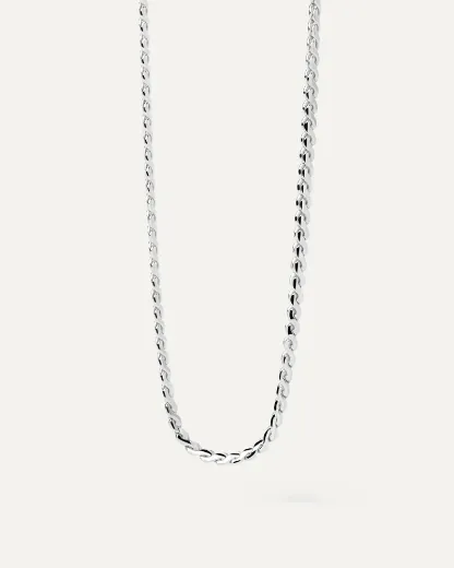 Picture of Serpentine Silver Chain Necklace