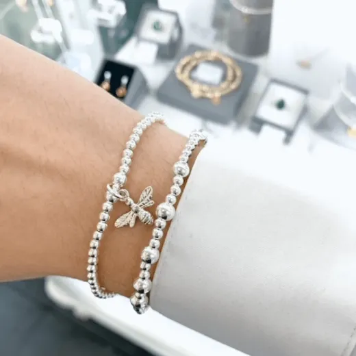 Picture of Silver Honey Bee Bracelet