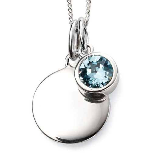 Picture of March Crystal Birthstone Pendant