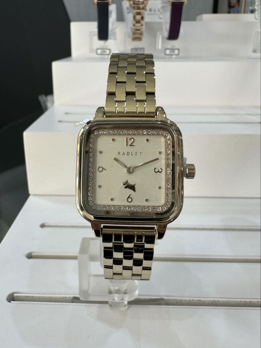 Picture of Square Gold Tone Ladies Radley Watch