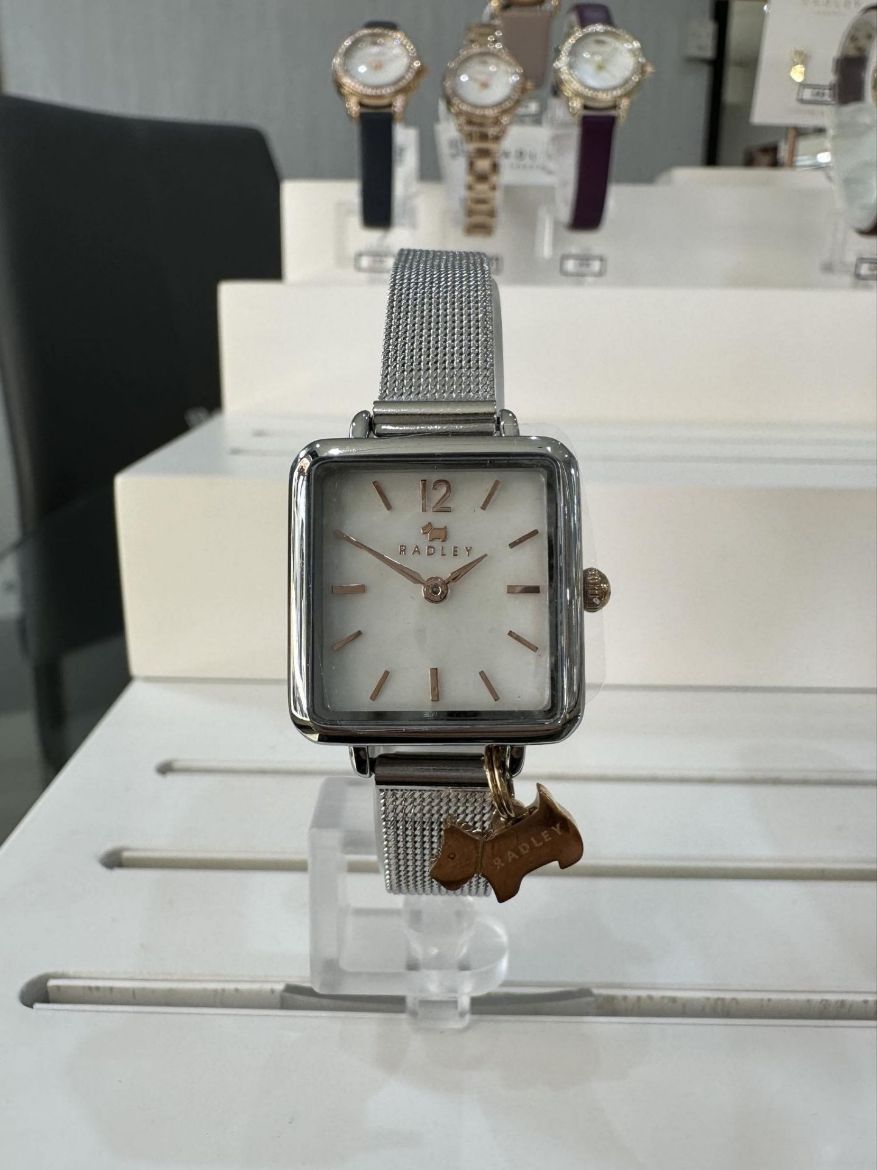 Picture of Square Ladies Radley Watch with Mesh Bracelet